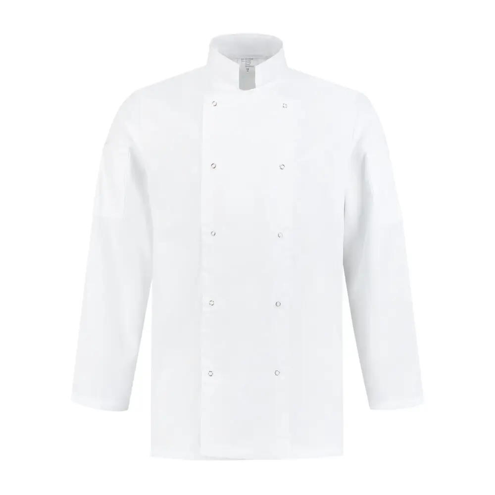 Koksbuis KB6535 in wit – professioneel, stijlvol en comfortabel voor elke chef Horecakleding Rijnsburg.