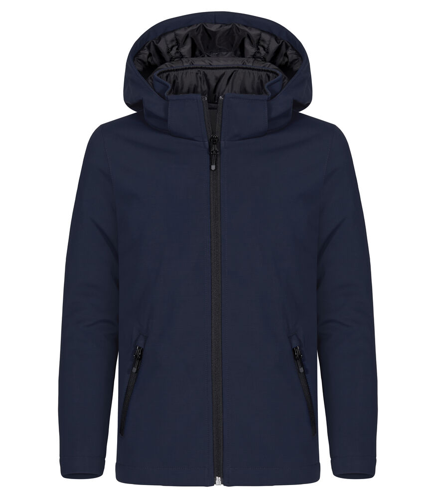 Padded Hoody Softshell Jkt JR – Dark navy