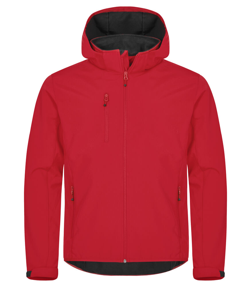 Classic Softshell Hoody Jacket – Rood