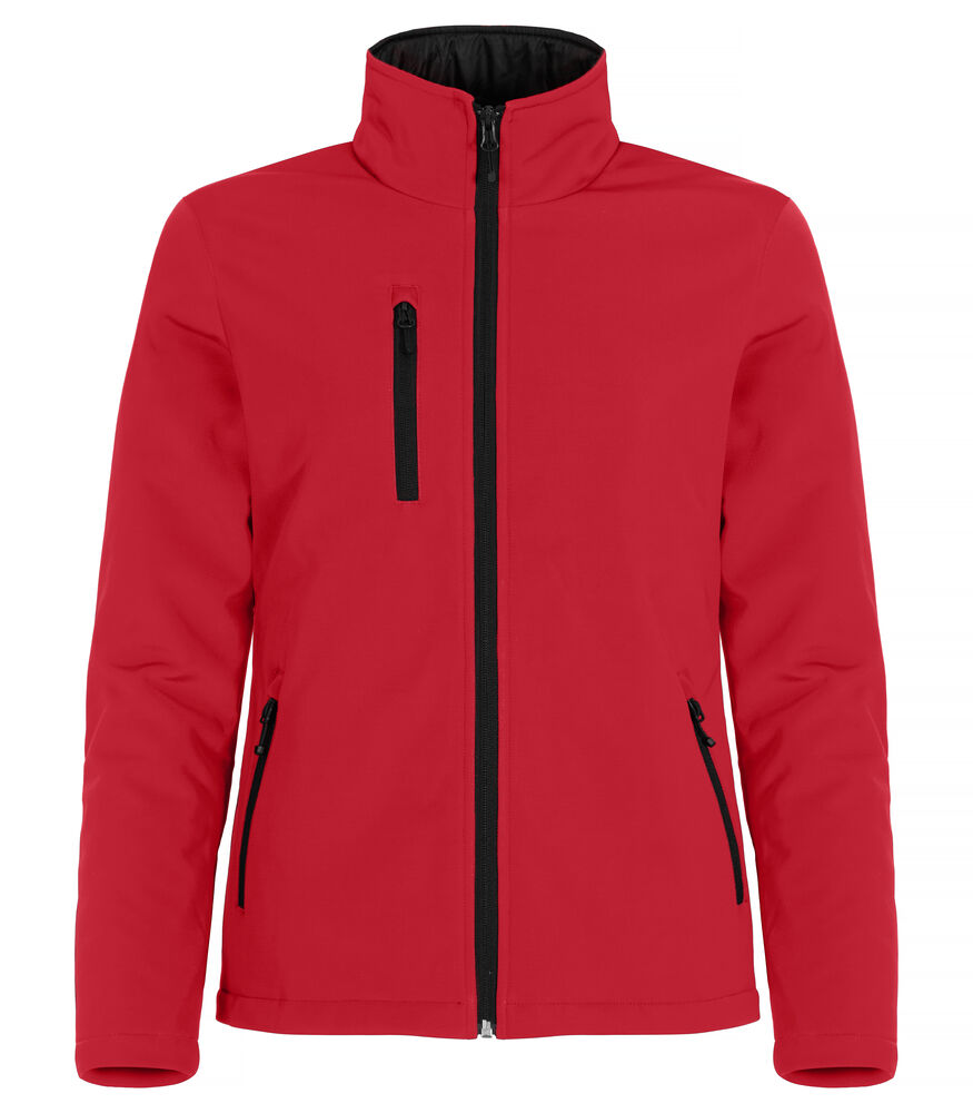Padded Softshell Jacket Women – Rood