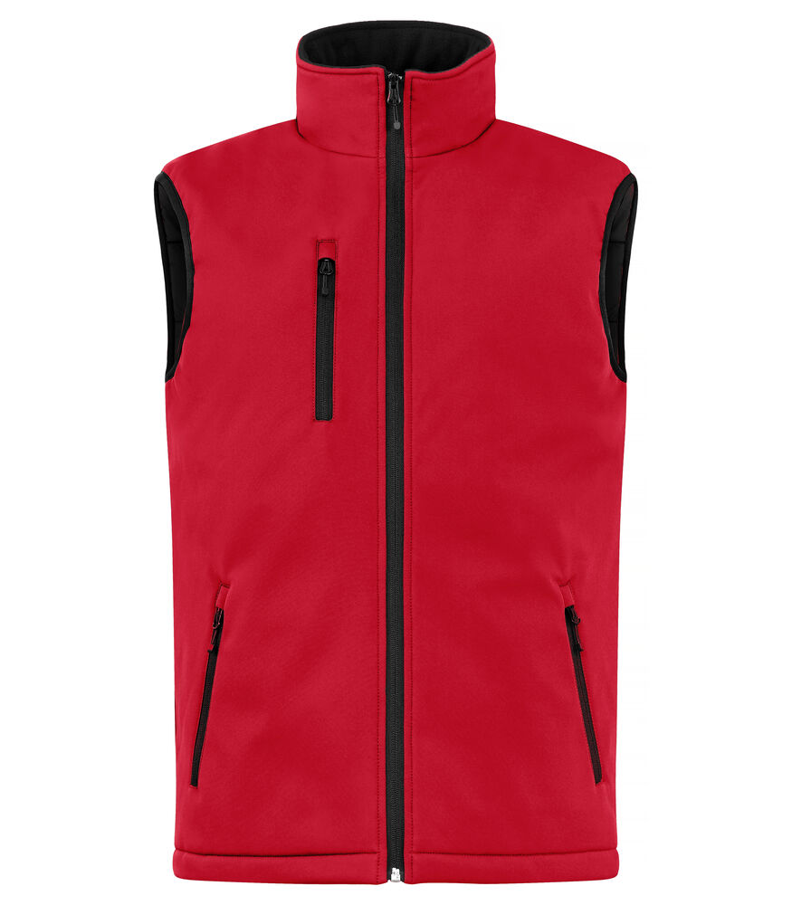 Padded Softshell Vest – Rood