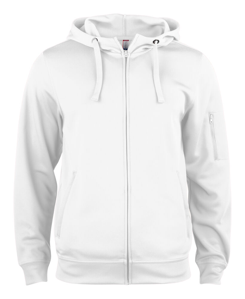 Basic Active Hoody FZ – Wit