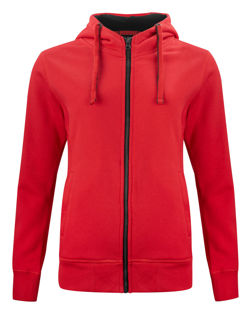 Classic Hoody Full Zip Women – Rood