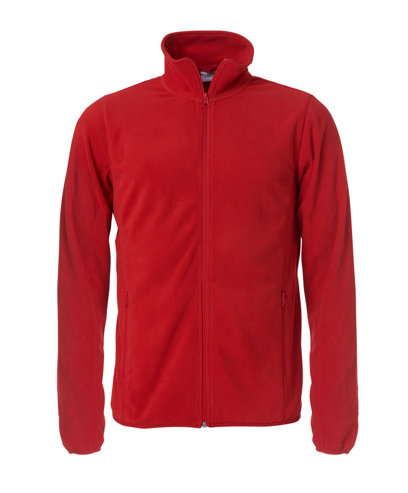 Basic Micro Fleece Jacket – Rood