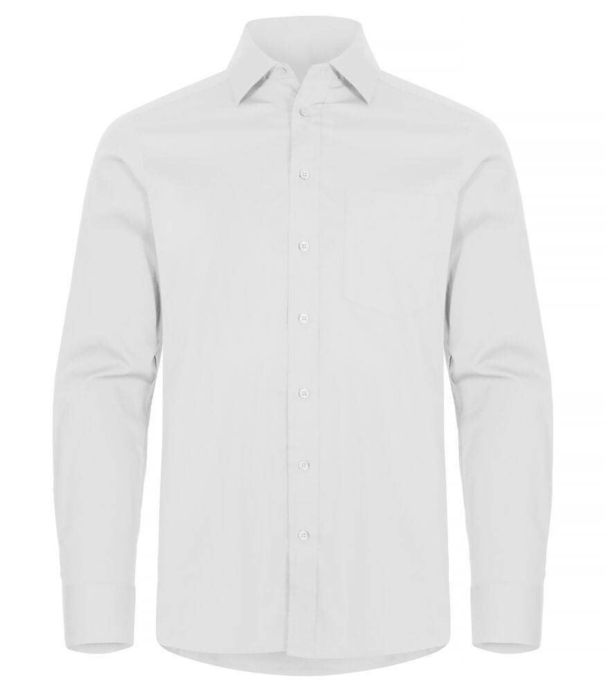 Stretch Shirt L/S – Wit