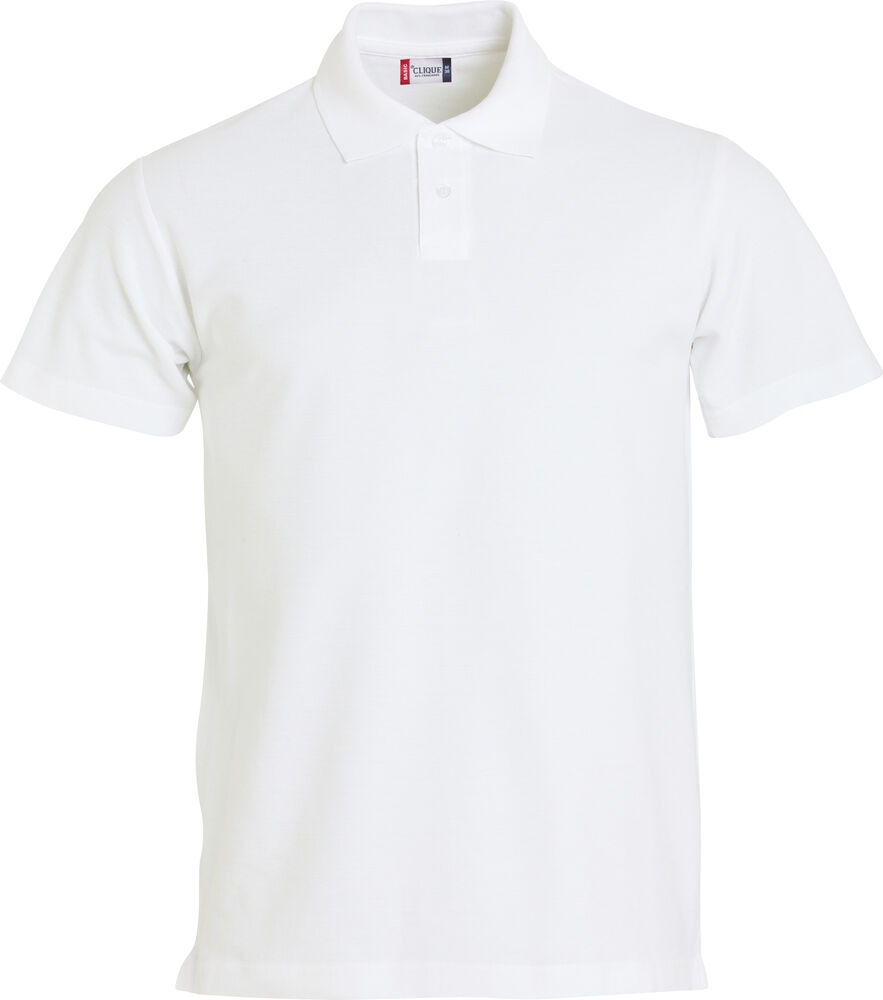 Basic Polo S/S Junior – Wit
