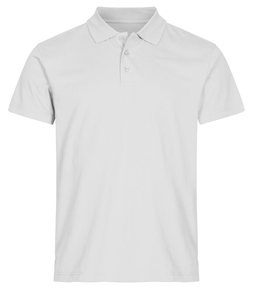 Single Jersey Polo – Wit