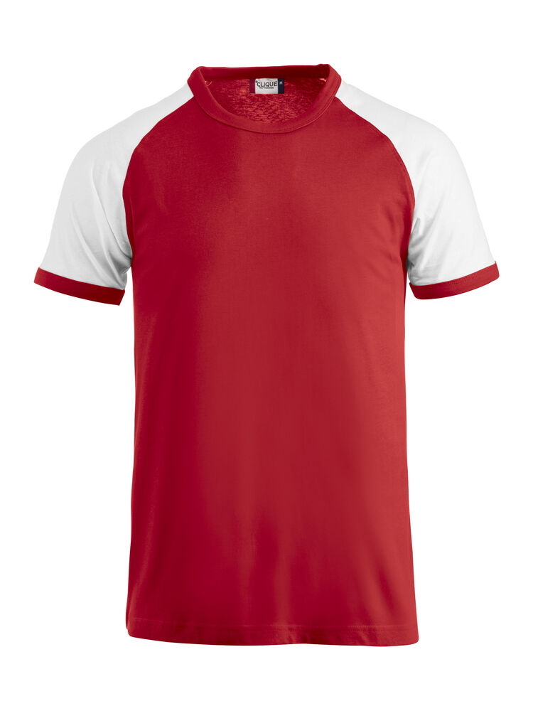 Raglan Tee – Rood/wit