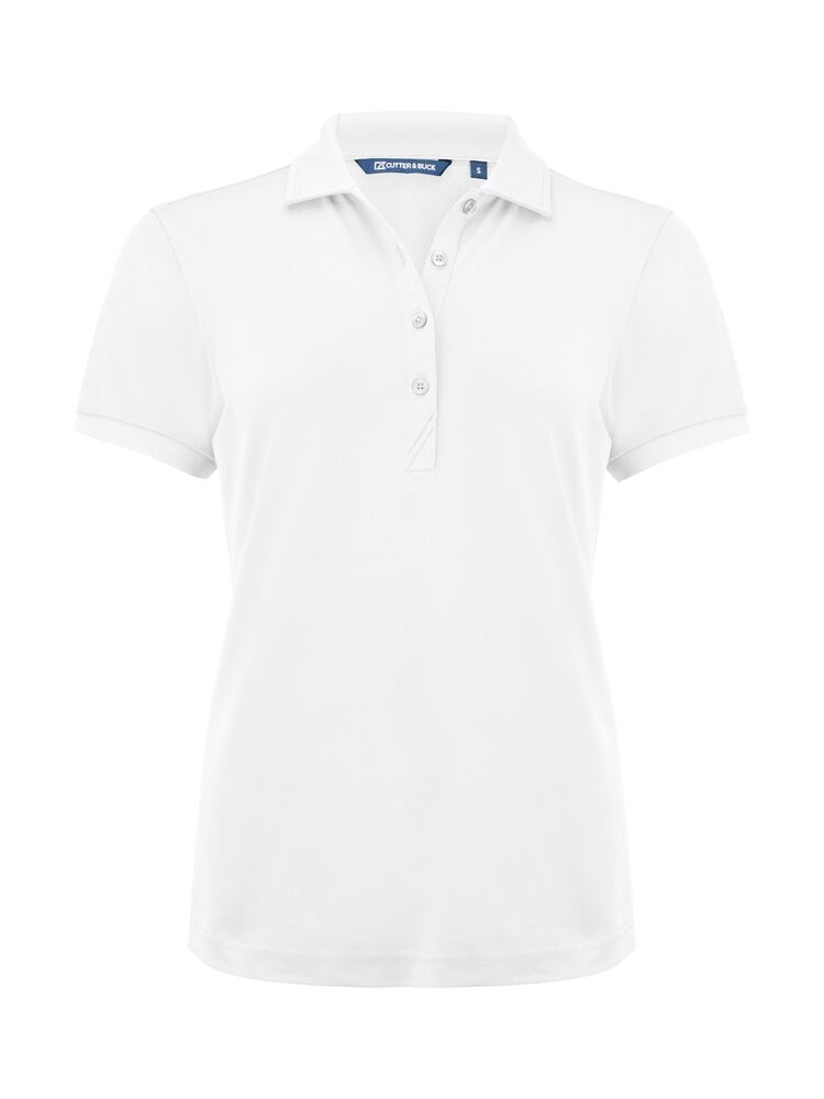 Virtue Polo Solid dames – Wit