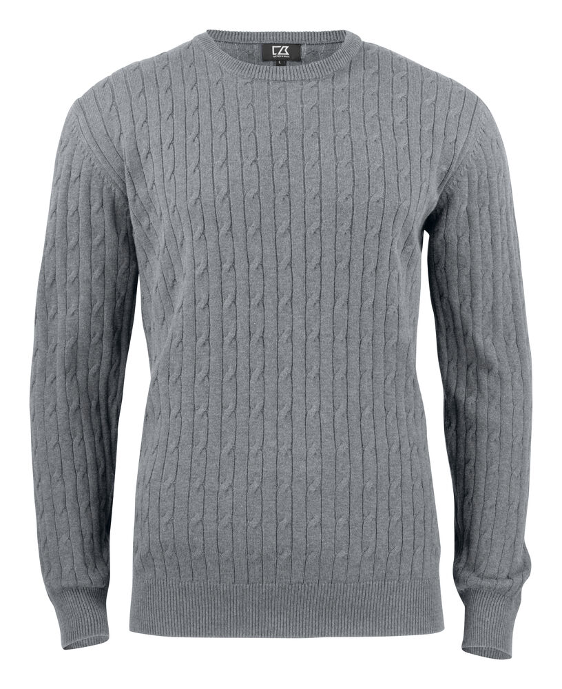 Blakely Knitted Sweater heren – Grijsmelange