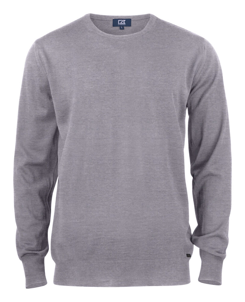 Kennewick Crewneck Sweater heren – Grijsmelange