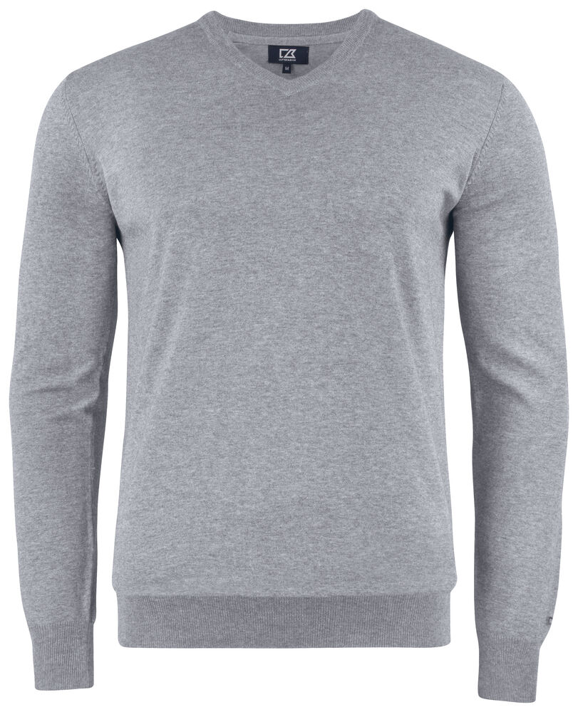 Oakville V-Neck heren – Grijsmelange