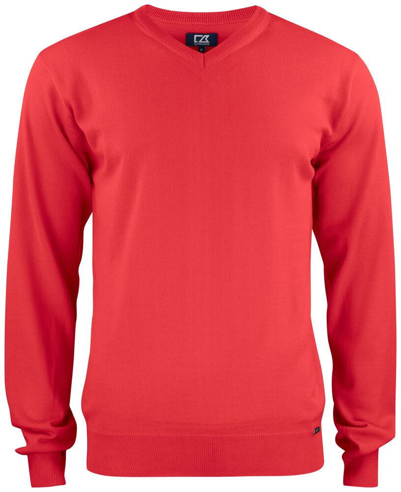 Everett V-Neck 2.0 heren – Rood