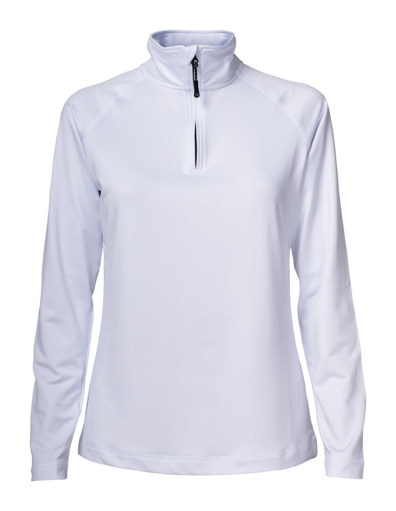 Coos Bay Half Zip dames – Wit