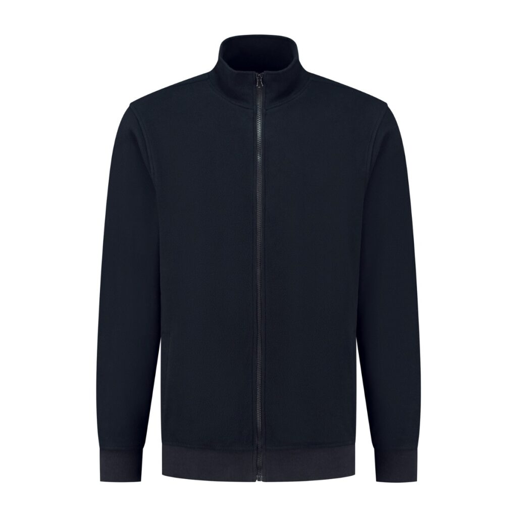 Fulton Cardigan Fleece Vest – Donkerblauw