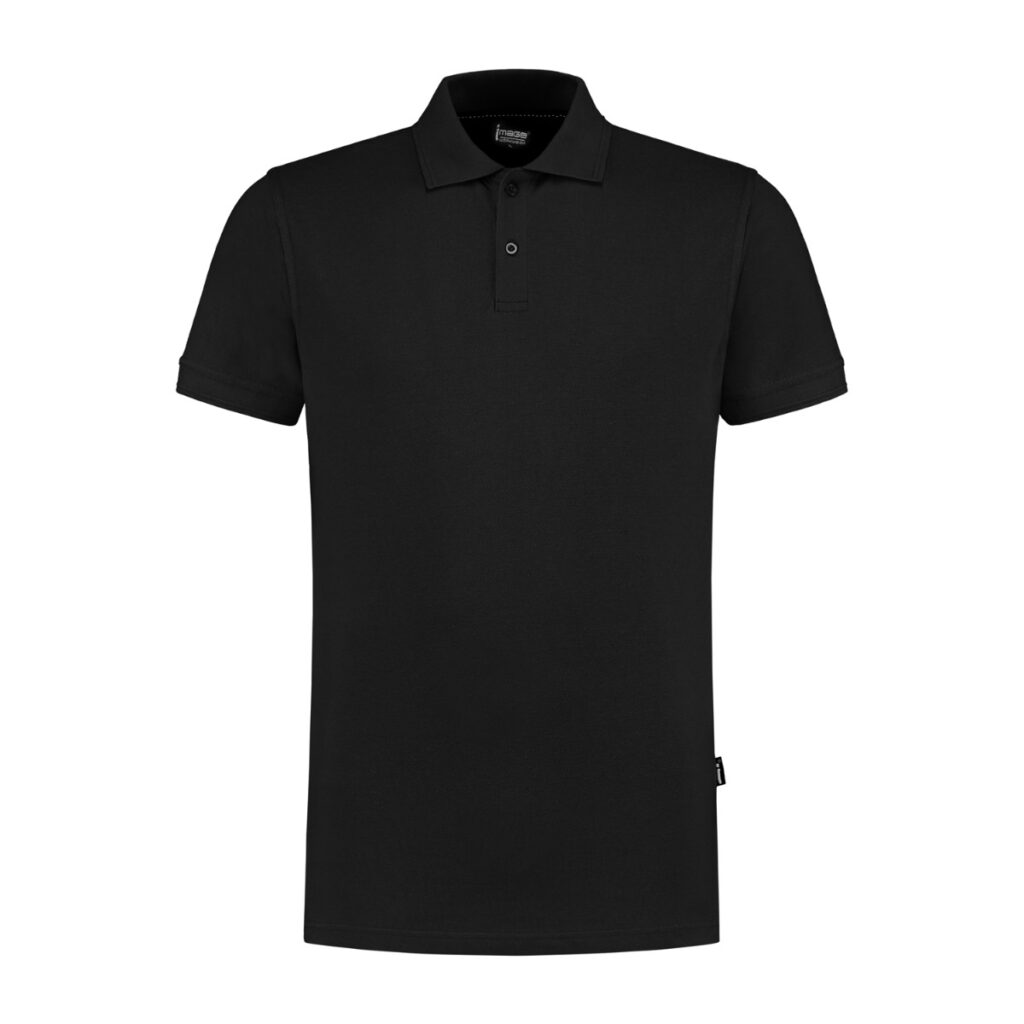 Perryton Poloshirt korte mouw – Zwart