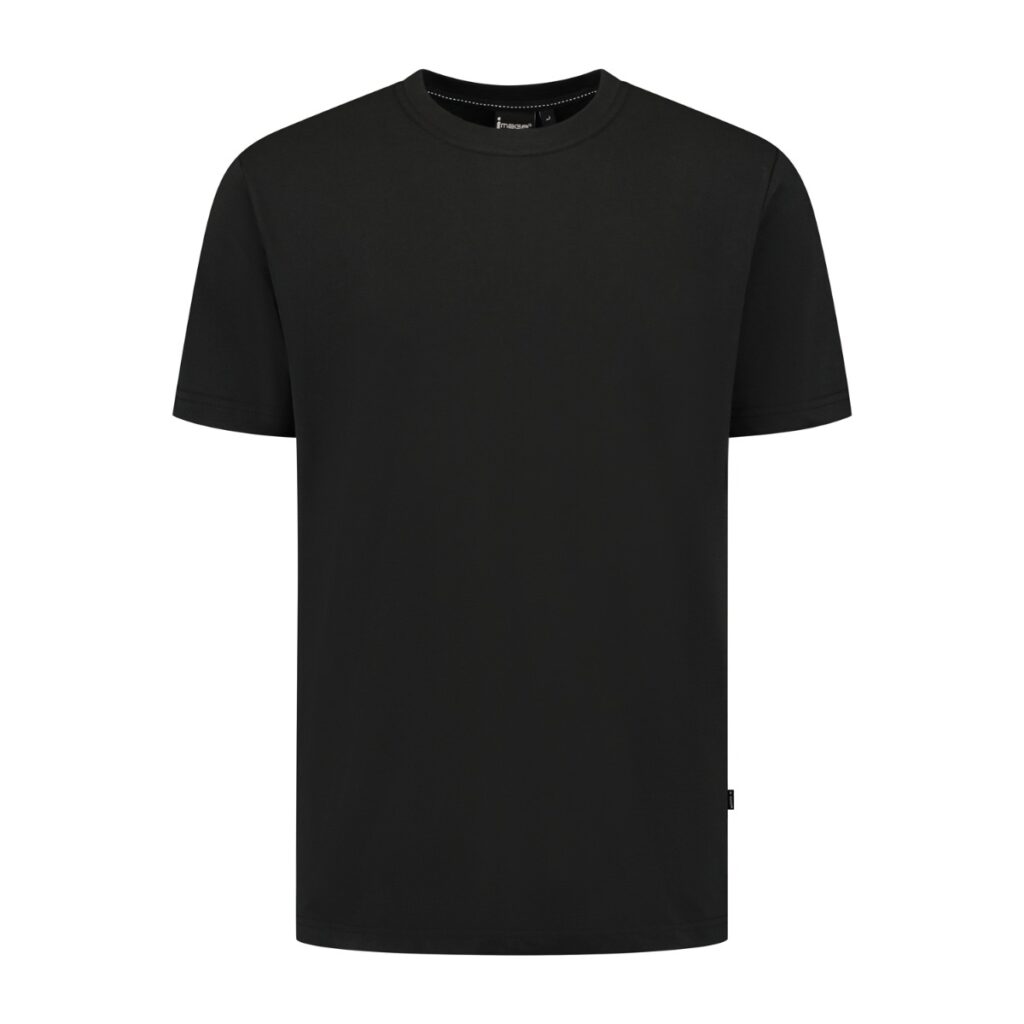 Tyler T-shirt Pique – Zwart