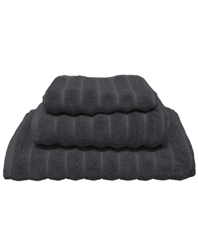 Premium handdoek 600 g/m² – Antraciet